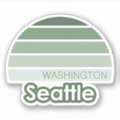 Seattle Washington Sticker (Voorkant)