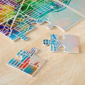 Seattle Washington Street City Map Legpuzzel (Zijkant)