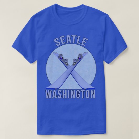 Seattle Washington T-shirt (Design voorkant)