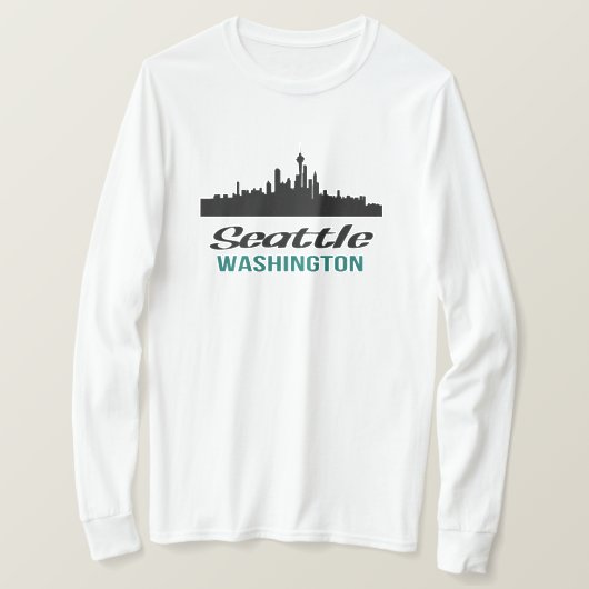 Seattle Washington T-shirt (Design voorkant)