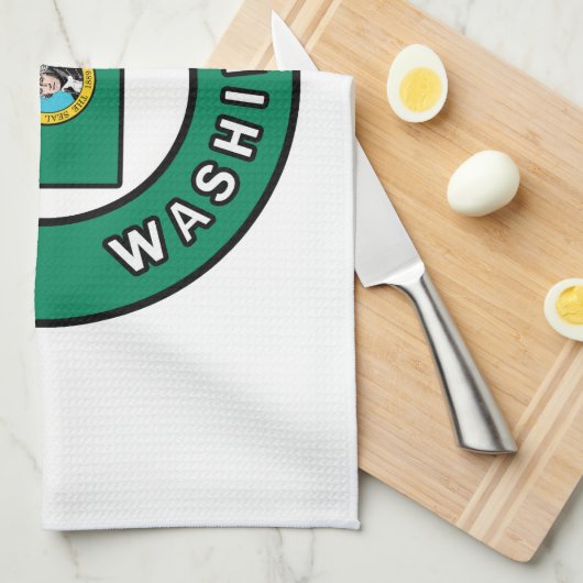 Seattle Washington Theedoek (Quarter Fold)