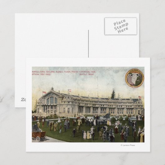 Seattle, Washington - Uitzicht van de Landbouw Briefkaart (Voorkant / Achterkant)