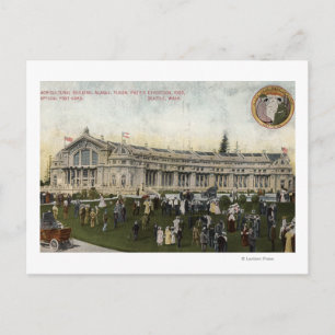 Seattle, Washington - Uitzicht van de Landbouw Briefkaart