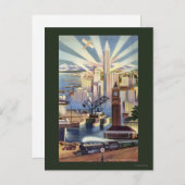 Seattle, Washington - Uitzicht van de stad Briefkaart (Voorkant / Achterkant)