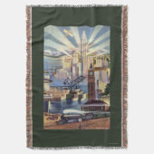 Seattle, Washington - Uitzicht van de stad Deken (Voorkant Verticaal)