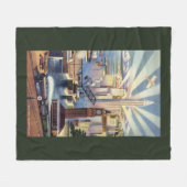 Seattle, Washington - Uitzicht van de stad Fleece Deken (Voorkant (Horizontaal))