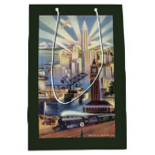 Seattle, Washington - Uitzicht van de stad Medium Cadeauzakje (Voorkant)