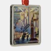 Seattle, Washington - Uitzicht van de stad Metalen Ornament (Rechts)