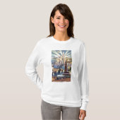 Seattle, Washington - Uitzicht van de stad T-shirt (Voorkant volledig)