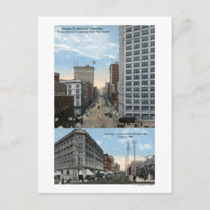 Seattle, Washington - Uitzicht van de tweede Briefkaart