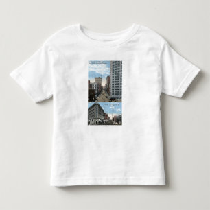 Seattle, Washington - Uitzicht van de tweede Kinder Shirts