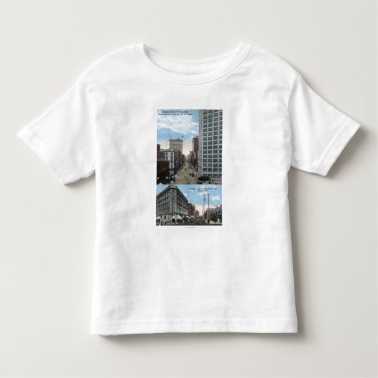 Seattle, Washington - Uitzicht van de tweede Kinder Shirts (Voorkant)