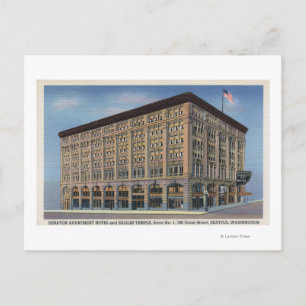 Seattle, Washington - Uitzicht van Senator Apt Briefkaart