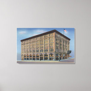 Seattle, Washington - Uitzicht van Senator Apt Canvas Afdruk