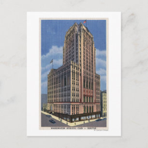 Seattle, Washington - Uitzicht van Washington Briefkaart