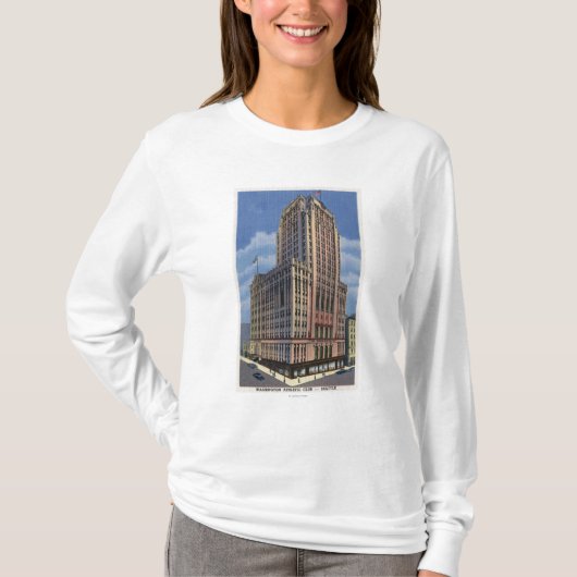 Seattle, Washington - Uitzicht van Washington T-shirt (Voorkant)
