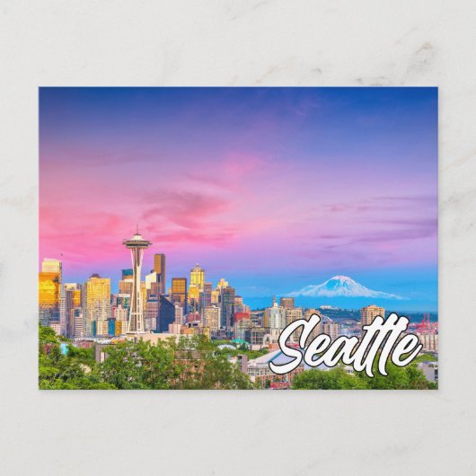 Seattle, Washington, Verenigde Staten Briefkaart (Voorkant)