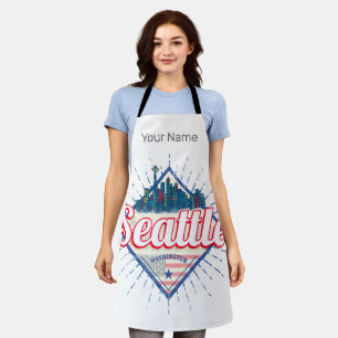 Seattle Washington Verenigde Staten City Skyline V Schort