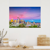 Seattle, Washington, Verenigde Staten Poster (Keuken)
