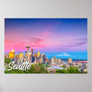 Seattle, Washington, Verenigde Staten Poster