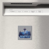 Seattle Washington Verenigde Staten van Amerika Magneet (Insitu (Vaatwasser))