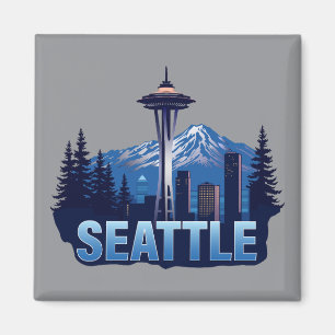 Seattle Washington Verenigde Staten van Amerika Magneet
