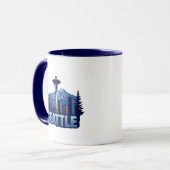 Seattle Washington Verenigde Staten van Amerika Mok (Voorkant links)