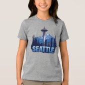 Seattle Washington Verenigde Staten van Amerika Tri-Blend Shirt (Voorkant)