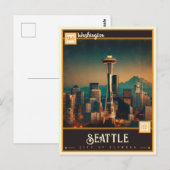 Seattle, Washington| Vintage Ansichtkaart Briefkaart (Voorkant / Achterkant)