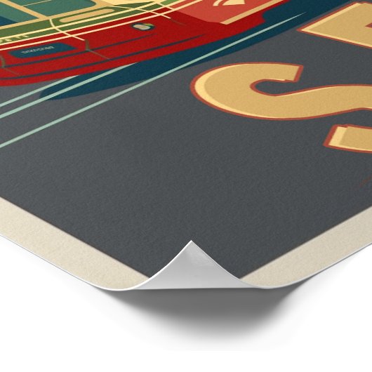 Seattle, Washington Vintage Poster (Hoek)