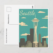 Seattle Washington Vintage Travel America Briefkaart (Voorkant / Achterkant)