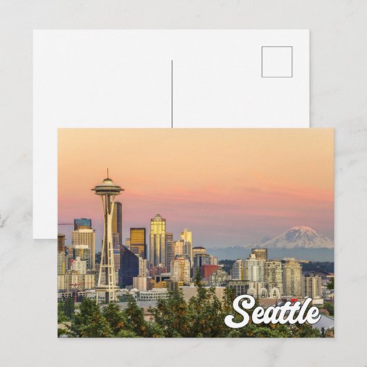 Seattle, Washington, VS Briefkaart (Voorkant / Achterkant)
