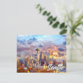 Seattle, Washington, VS Briefkaart (Staand voorkant)