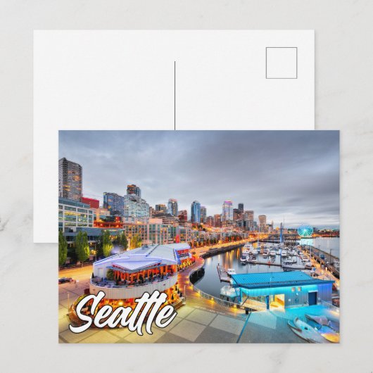 Seattle, Washington, VS Briefkaart (Voorkant / Achterkant)