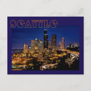 Seattle, Washington, VS De Emerald City Briefkaart