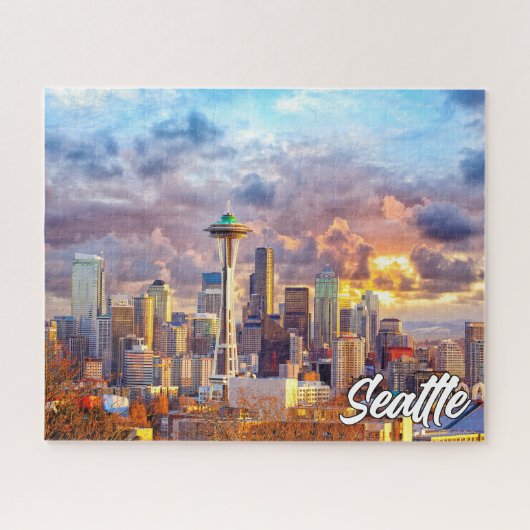 Seattle, Washington, VS Legpuzzel (Horizontaal)