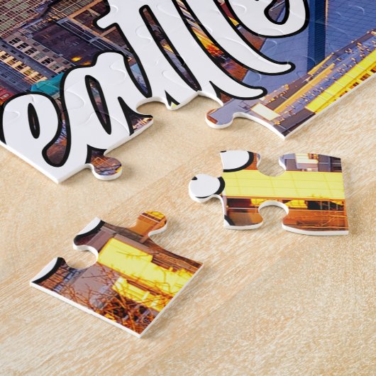 Seattle, Washington, VS Legpuzzel (Zijkant)