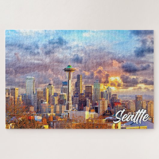 Seattle, Washington, VS Legpuzzel (Horizontaal)