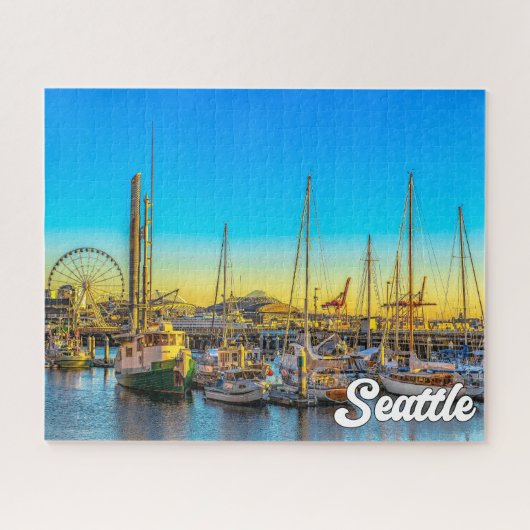 Seattle, Washington, VS Legpuzzel (Horizontaal)