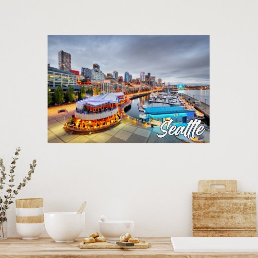 Seattle, Washington, VS Poster (Keuken)