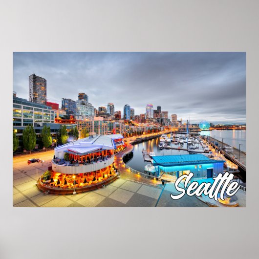 Seattle, Washington, VS Poster (Voorkant)