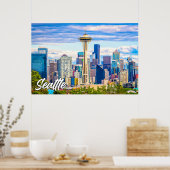Seattle, Washington, VS Poster (Keuken)