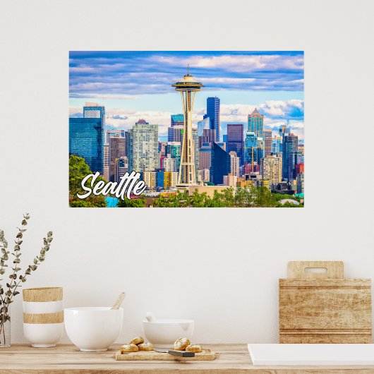 Seattle, Washington, VS Poster (Keuken)