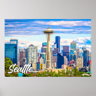 Seattle, Washington, VS Poster