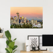 Seattle, Washington, VS Poster (Thuiskantoor)
