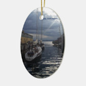 Seattle Washington Waterfront Puget Sound Ornament (Links)