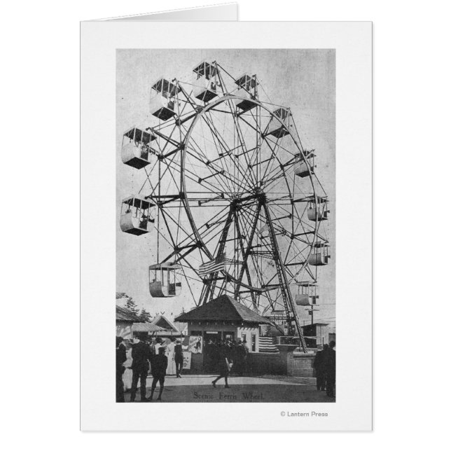 Seattle, Washington Yukon-Pacific Expo Ferris (Voorkant)