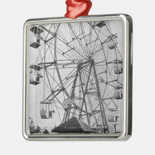 Seattle, Washington Yukon-Pacific Expo Ferris Metalen Ornament (Links)