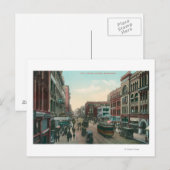 Seattle, WashingtonAerial Uitzicht van First Avenu Briefkaart (Voorkant / Achterkant)