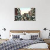 Seattle, WashingtonAerial Uitzicht van First Avenu Canvas Afdruk (Insitu (Slaapkamer))